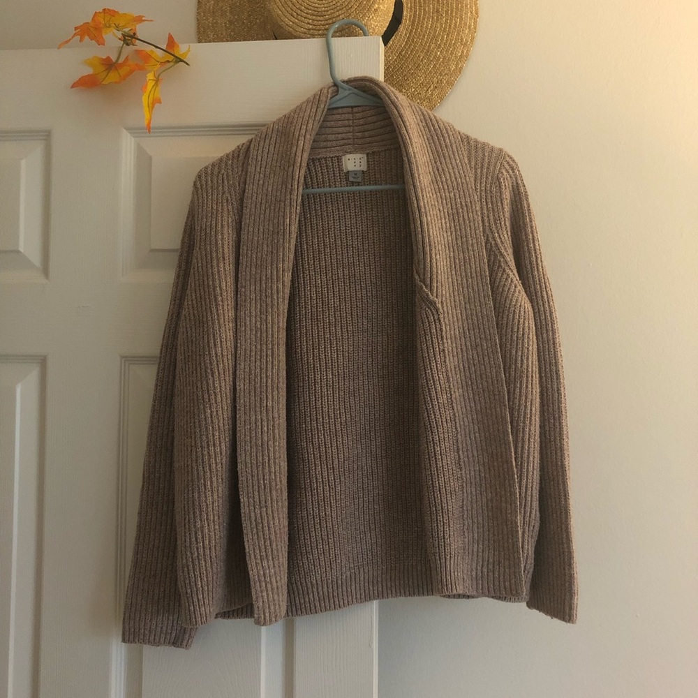 Target Tan Cardigan Size Medium